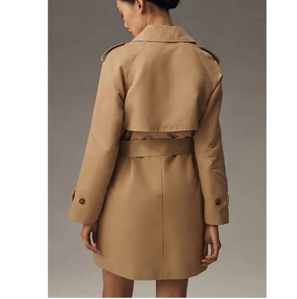 Ellen Tracey trench coat size Medium NWT